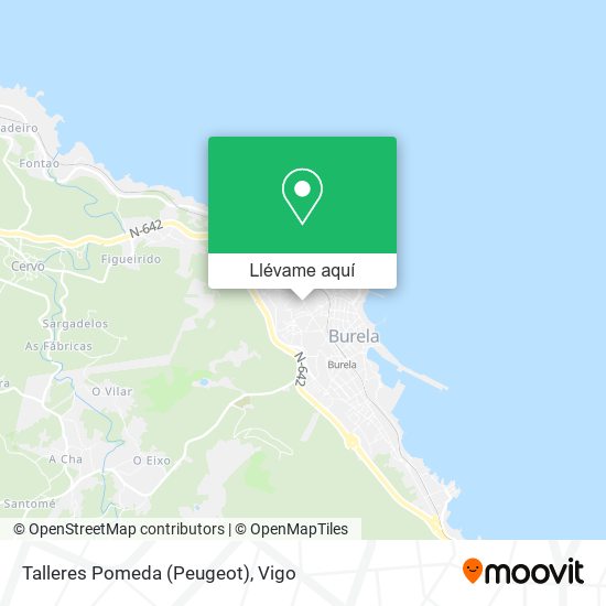 Mapa Talleres Pomeda (Peugeot)