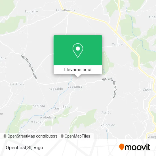Mapa Openhost,Sl