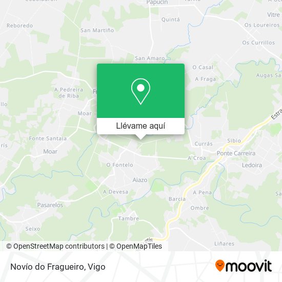 Mapa Novío do Fragueiro