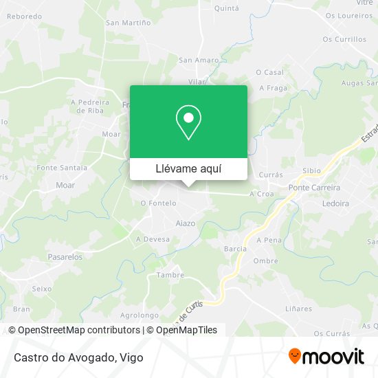 Mapa Castro do Avogado