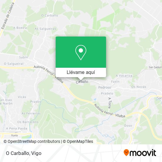 Mapa O Carballo