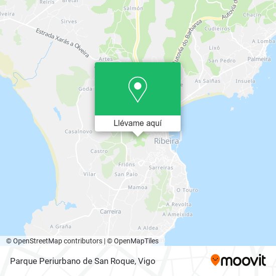 Mapa Parque Periurbano de San Roque