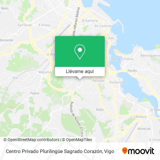 Mapa Centro Privado Plurilingüe Sagrado Corazón