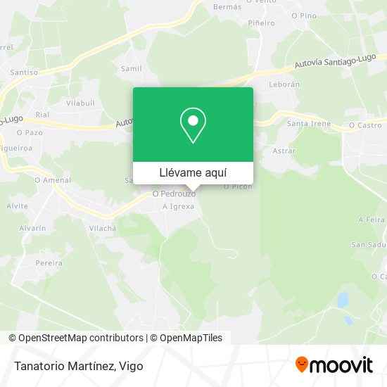 Mapa Tanatorio Martínez