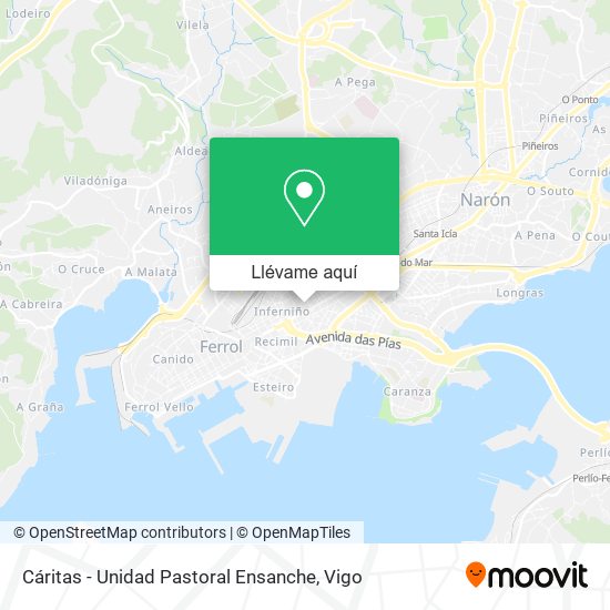 Mapa Cáritas - Unidad Pastoral Ensanche