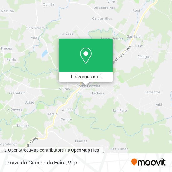 Mapa Praza do Campo da Feira