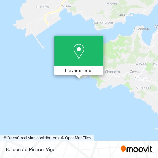 Mapa Balcón do Pichón