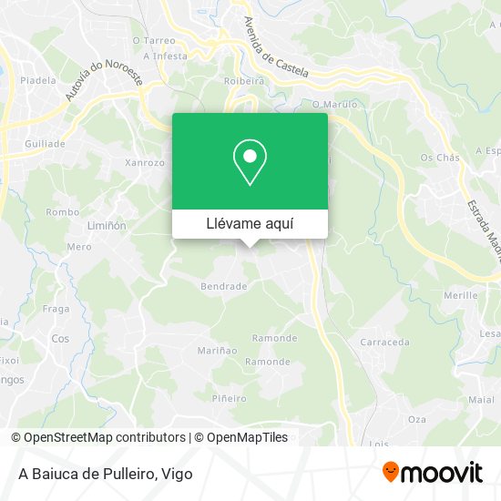 Mapa A Baiuca de Pulleiro