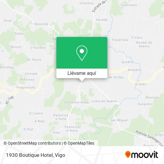 Mapa 1930 Boutique Hotel