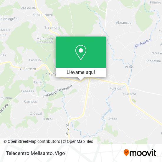 Mapa Telecentro Melisanto