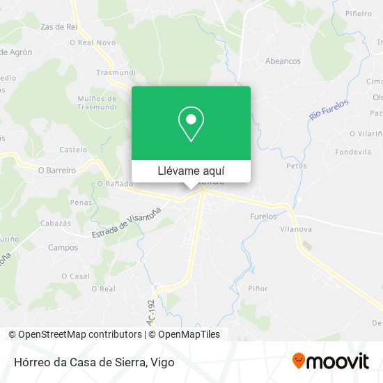 Mapa Hórreo da Casa de Sierra