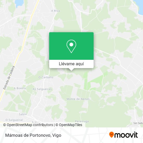 Mapa Mámoas de Portonovo