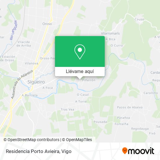 Mapa Residencia Porto Avieira