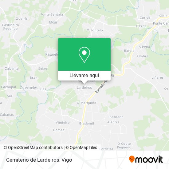Mapa Cemiterio de Lardeiros