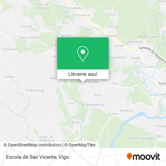 Mapa Escola de San Vicente
