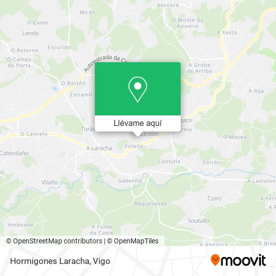 Mapa Hormigones Laracha