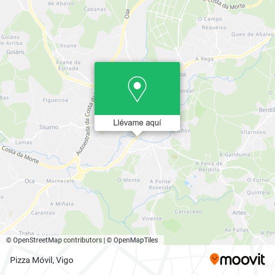 Mapa Pizza Móvil