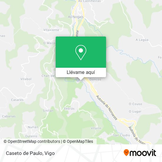 Mapa Caseto de Paulo