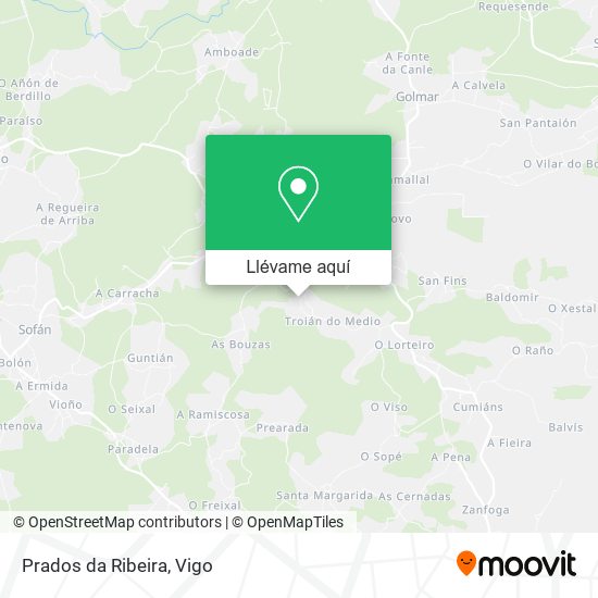 Mapa Prados da Ribeira