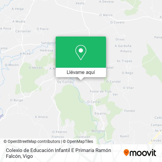 Mapa Colexio de Educación Infantil E Primaria Ramón Falcón