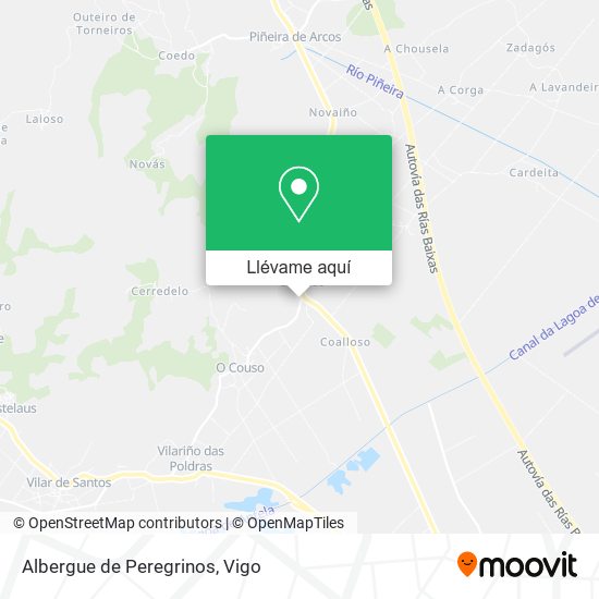 Mapa Albergue de Peregrinos