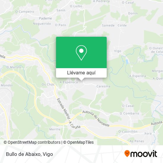 Mapa Bullo de Abaixo