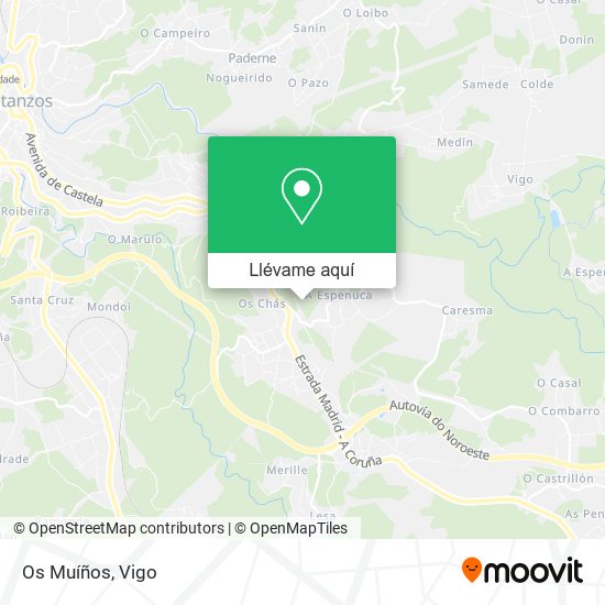 Mapa Os Muíños