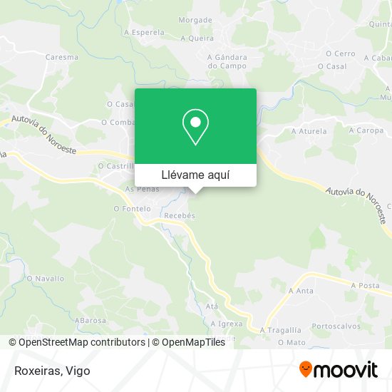 Mapa Roxeiras