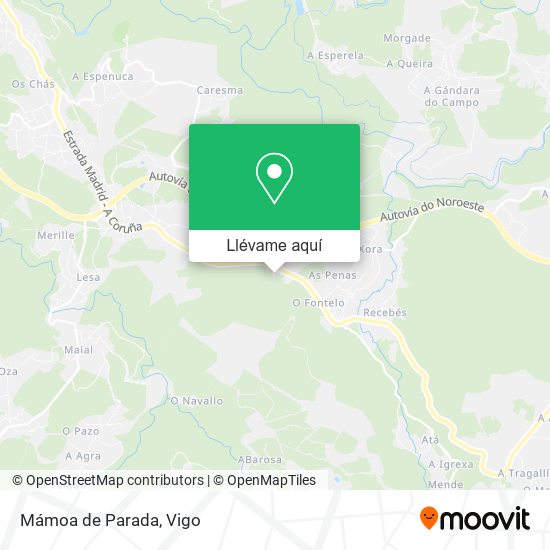 Mapa Mámoa de Parada
