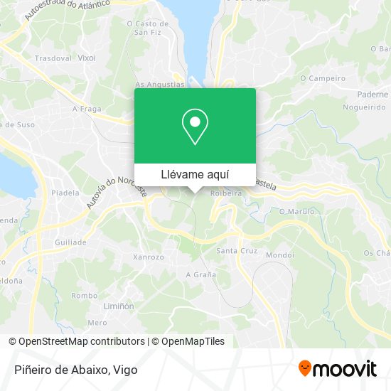 Mapa Piñeiro de Abaixo