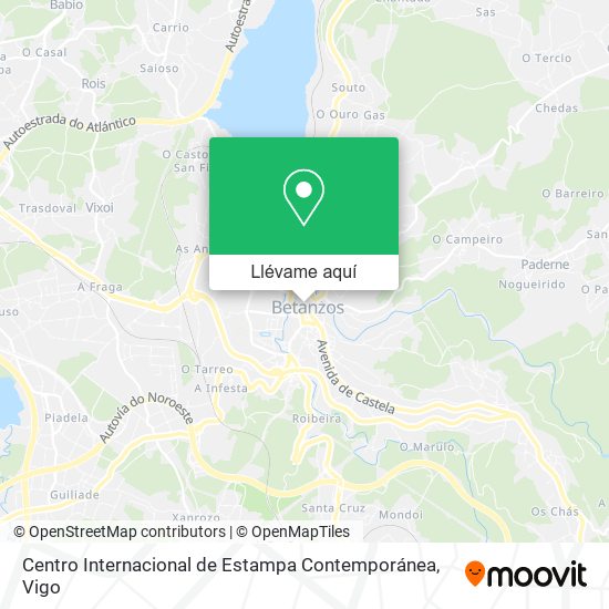 Mapa Centro Internacional de Estampa Contemporánea