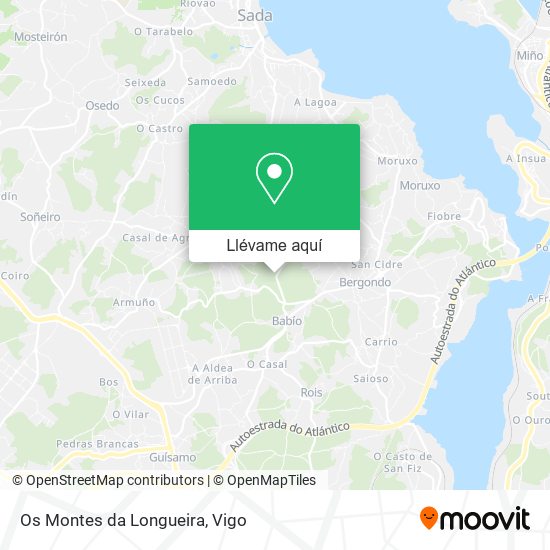 Mapa Os Montes da Longueira