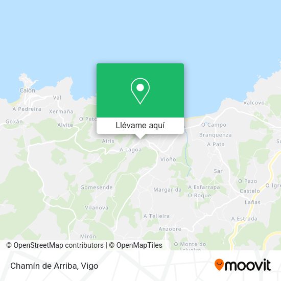 Mapa Chamín de Arriba