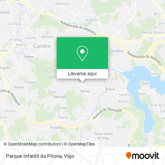 Mapa Parque Infantil da Pitona