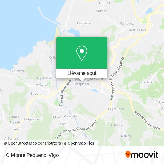 Mapa O Monte Pequeno