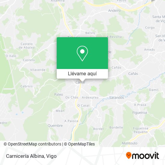 Mapa Carnicería Albina