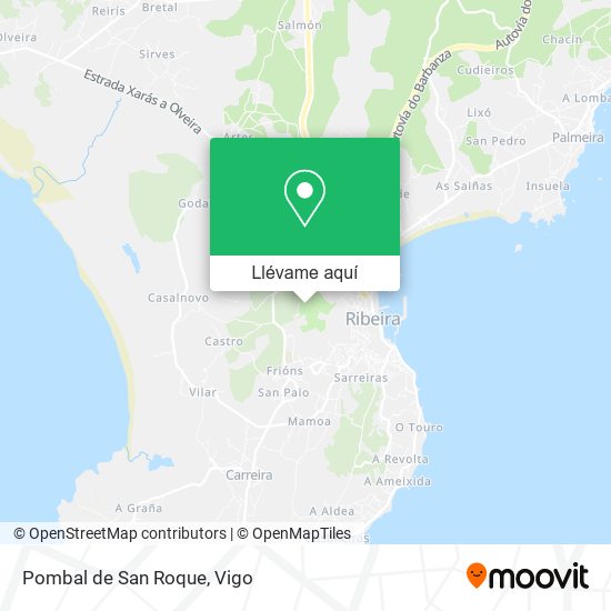 Mapa Pombal de San Roque