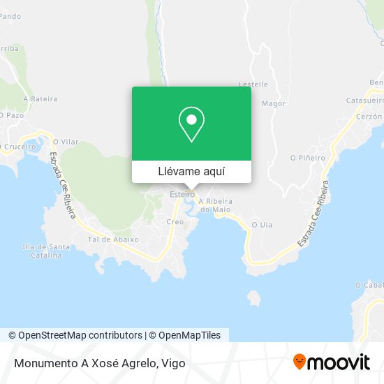 Mapa Monumento A Xosé Agrelo
