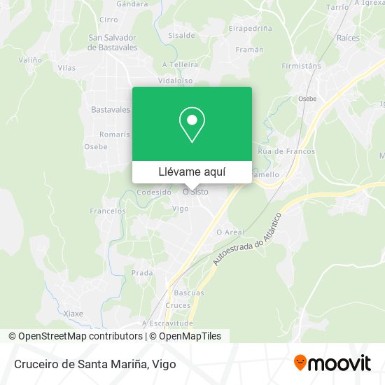 Mapa Cruceiro de Santa Mariña