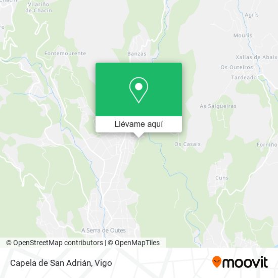 Mapa Capela de San Adrián