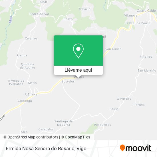Mapa Ermida Nosa Señora do Rosario