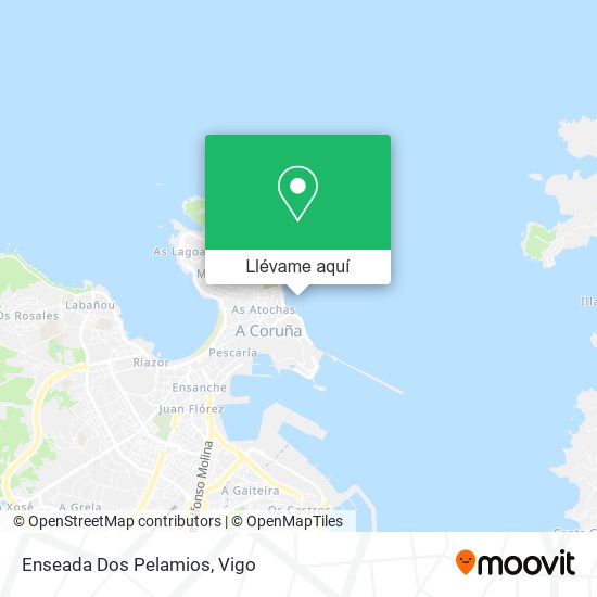 Mapa Enseada Dos Pelamios