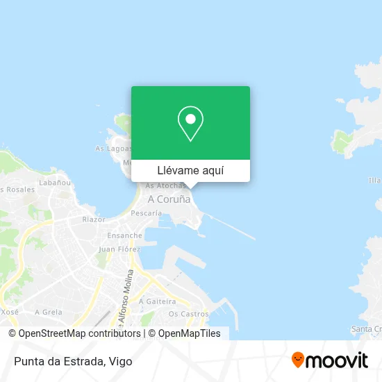 Mapa Punta da Estrada