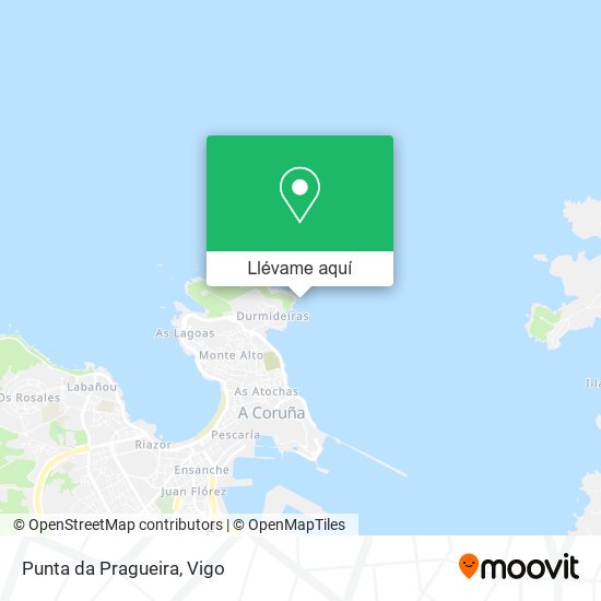 Mapa Punta da Pragueira