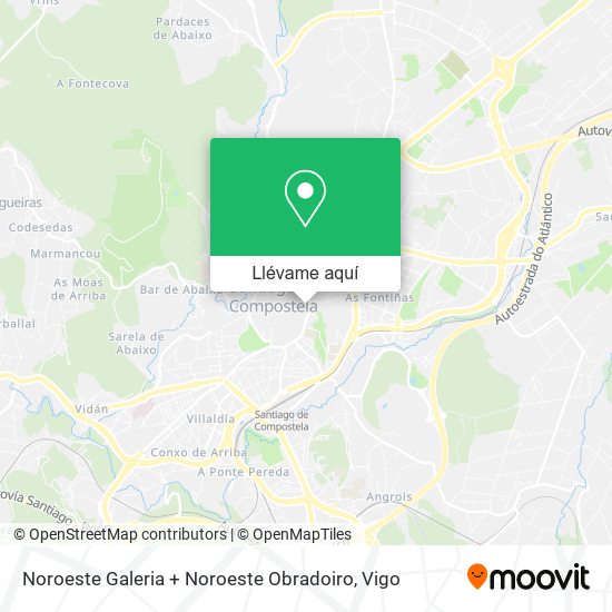 Mapa Noroeste Galeria + Noroeste Obradoiro