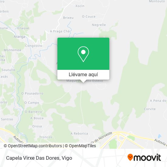 Mapa Capela Virxe Das Dores