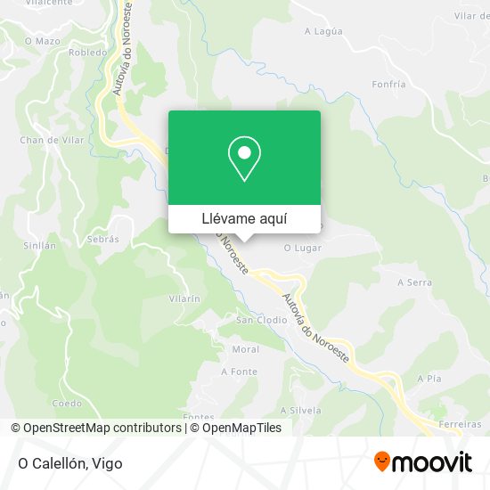 Mapa O Calellón