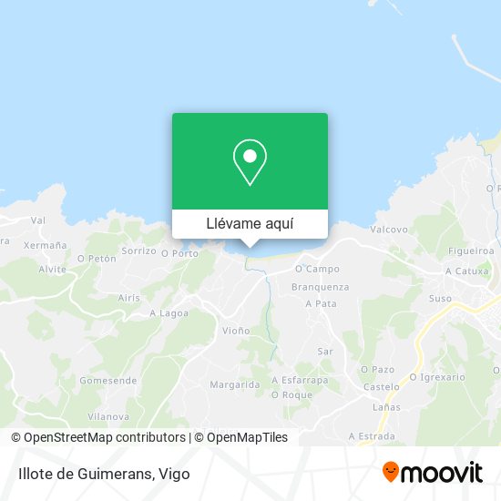 Mapa Illote de Guimerans