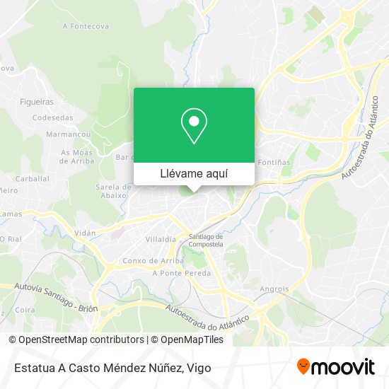 Mapa Estatua A Casto Méndez Núñez