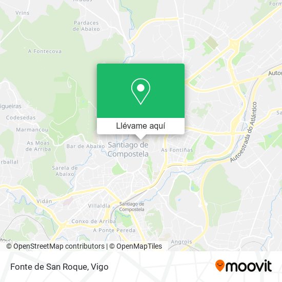 Mapa Fonte de San Roque